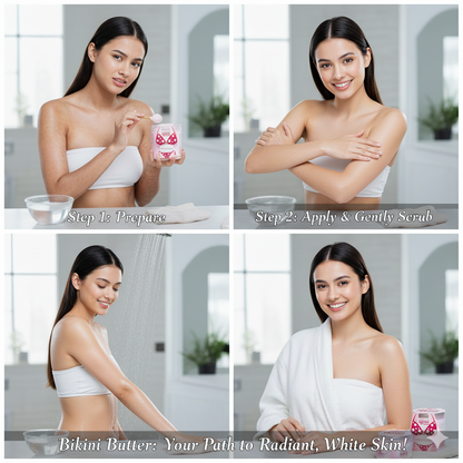 🌸 Bikini Butter – Votre Secret Beauté pour une Peau Douce & Lumineuse 🌸